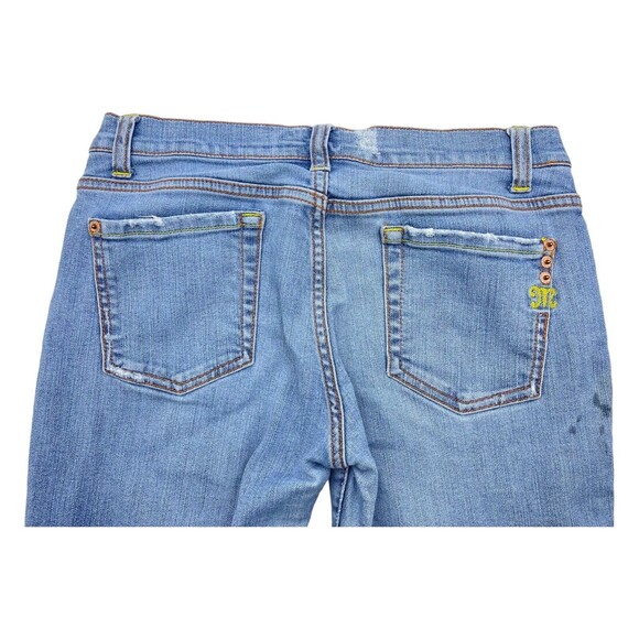 MISS ME "JP4007B STELLA" Blue Distressed Jeans Women’s Size 30 - Picture 4 of 5